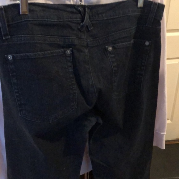 DKNY size 10 blue jeans mid-rise stretch straight bootcut like new - Picture 6 of 8